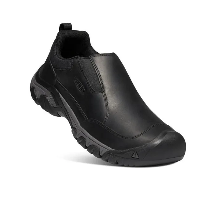 Men KEEN Shoes Black Leather SlipOn039s 8211 Targhee III Men KEEN Shoes Black Leather SlipOn039s 8211 Targhee III