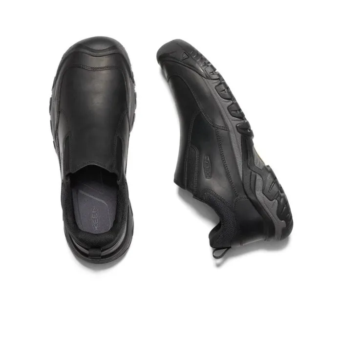 Men KEEN Shoes Black Leather SlipOn039s 8211 Targhee III Men KEEN Shoes Black Leather SlipOn039s 8211 Targhee III