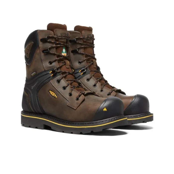 Men KEEN Work Boots and Shoes CarbonFiber Toe Brown Work Boots 8211 CSA Abitibi II Men KEEN Work Boots and Shoes CarbonFiber Toe Brown Work Boots 8211 CSA Abitibi II