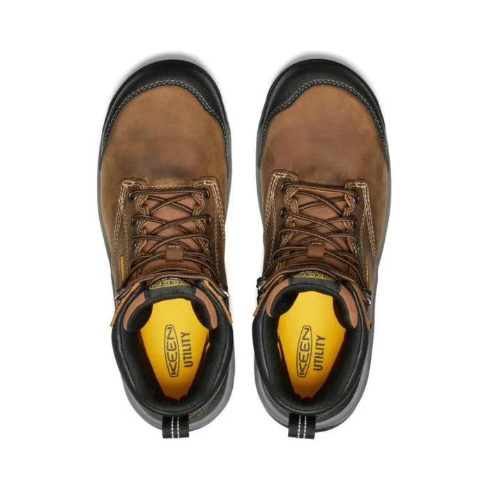 Men KEEN Work Boots and Shoes Evanston Boot 6quot Waterproof BisonBlack Leather Work Boot Men KEEN Work Boots and Shoes Evanston Boot 6quot Waterproof BisonBlack Leather Work Boot