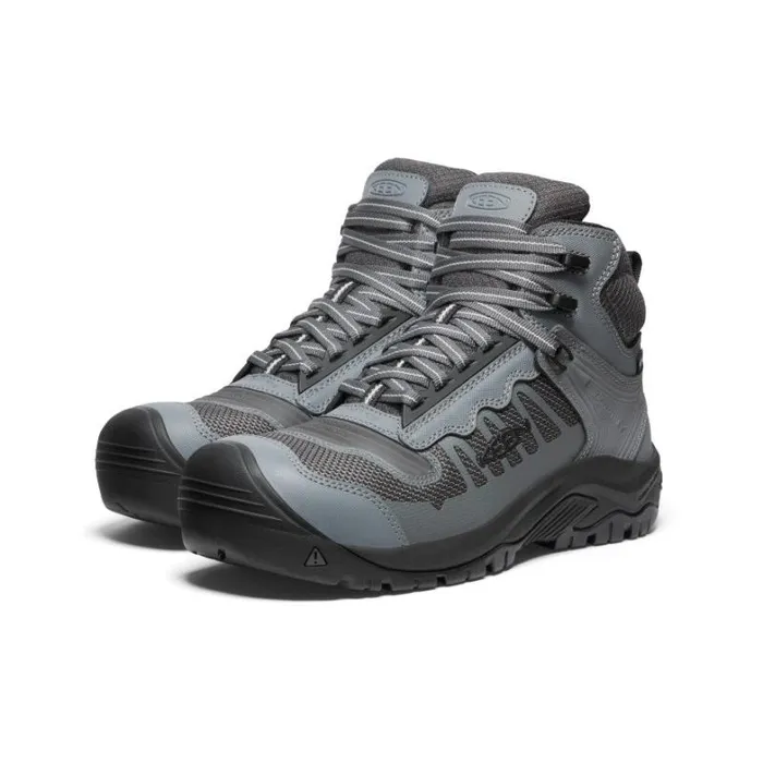 Men KEEN Work Boots and Shoes Grey Work Boots 8211 Reno Mid KBF WP Men KEEN Work Boots and Shoes Grey Work Boots 8211 Reno Mid KBF WP