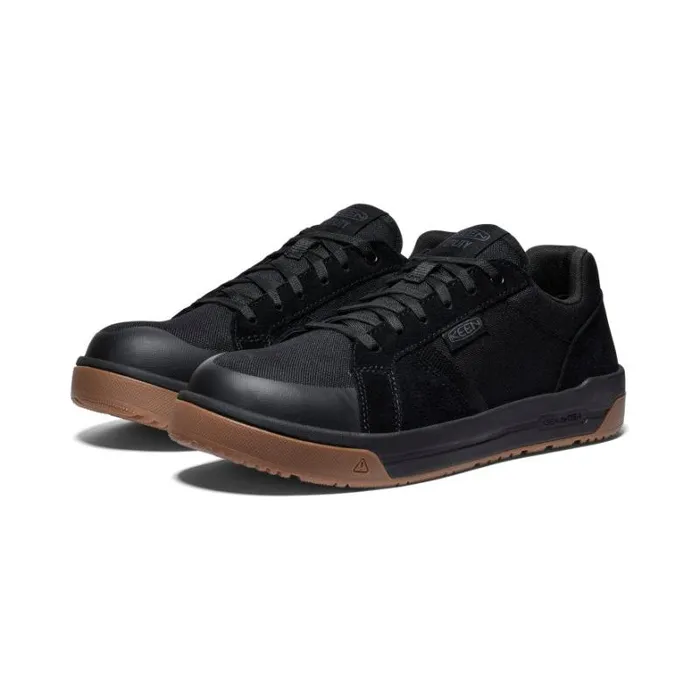 Men KEEN Work Boots and Shoes Kenton CarbonFiber Toe BlackGum Leather Work Sneaker Men KEEN Work Boots and Shoes Kenton CarbonFiber Toe BlackGum Leather Work Sneaker