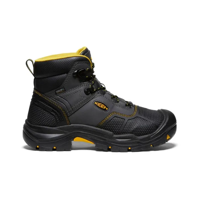 Men KEEN Work Boots and Shoes Logandale Waterproof Work Boot Steel Toe
