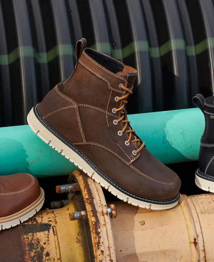 Men KEEN Work Boots and Shoes San Jose 6quot Soft Toe Work Boots 8211 Waterproof Men KEEN Work Boots and Shoes San Jose 6quot Soft Toe Work Boots 8211 Waterproof