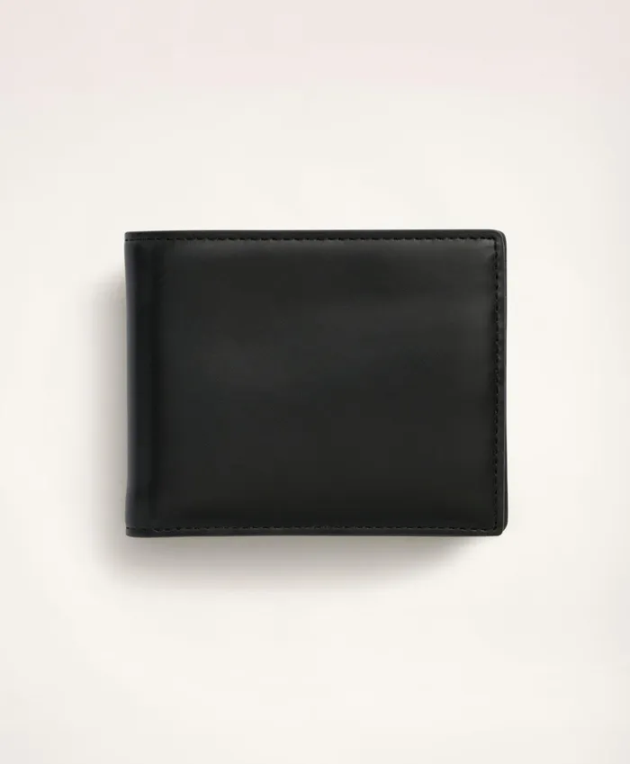 Men Leather Billfold Black Brooks Brothers Bags and Leather Goods