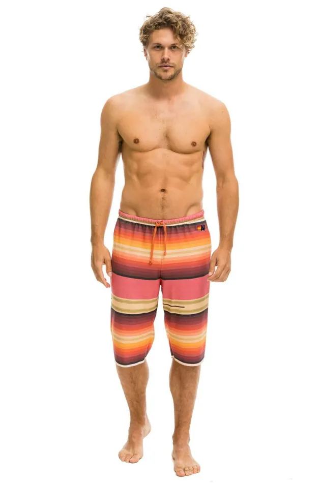 Men MEN039S TULUM SWEATSHORTS 8211 PINK Aviator Nation Shorts