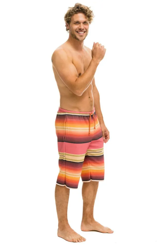 Men MEN039S TULUM SWEATSHORTS 8211 PINK Aviator Nation Shorts Men MEN039S TULUM SWEATSHORTS 8211 PINK Aviator Nation Shorts