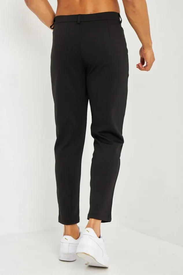 Men Pantalon Pinces Noir Black Brentiny Paris Pants
