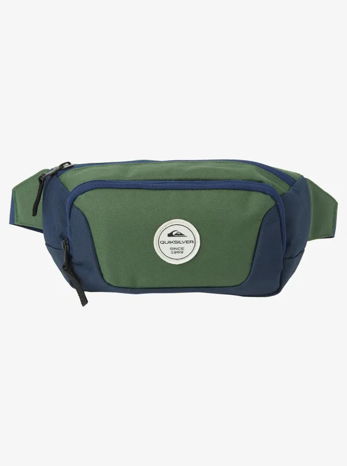 Men Quiksilver Backpacks and Bags Jungler 15L Fanny Pack Naval Academy