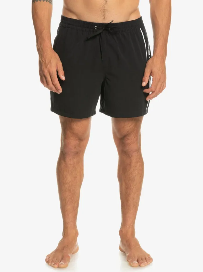 Men Quiksilver Boardshorts Everyday Vert 16034 Volleys Black Men Quiksilver Boardshorts Everyday Vert 16034 Volleys Black