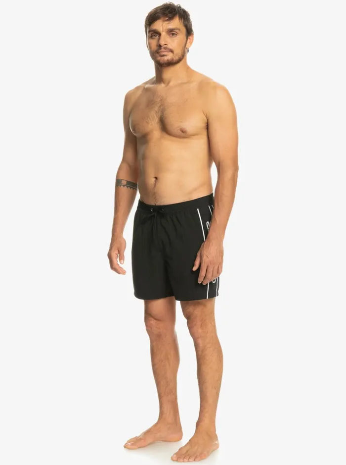 Men Quiksilver Boardshorts Everyday Vert 16034 Volleys Black Men Quiksilver Boardshorts Everyday Vert 16034 Volleys Black