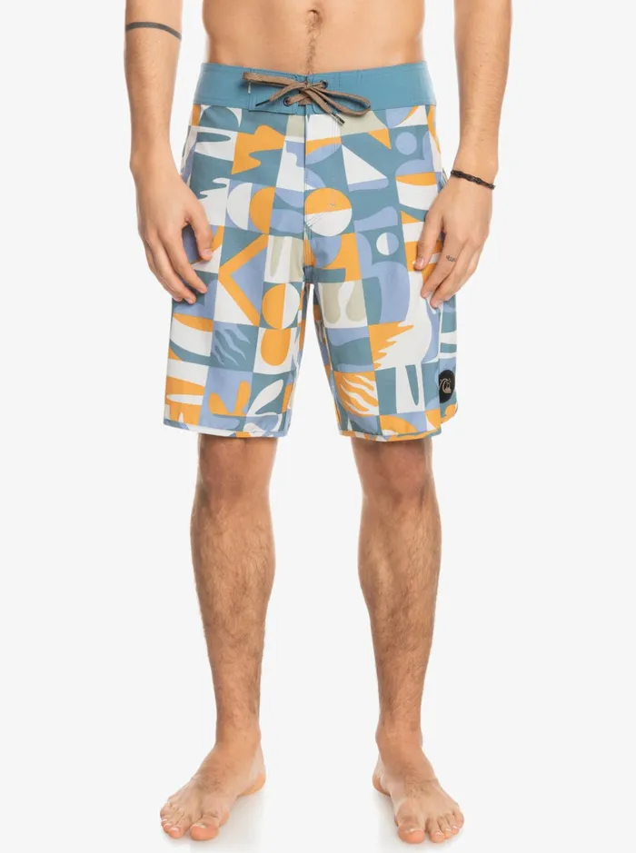 Men Quiksilver Boardshorts HEMPSTRETCH Scallop 19034 Boardshorts Ashley Blue Men Quiksilver Boardshorts HEMPSTRETCH Scallop 19034 Boardshorts Ashley Blue