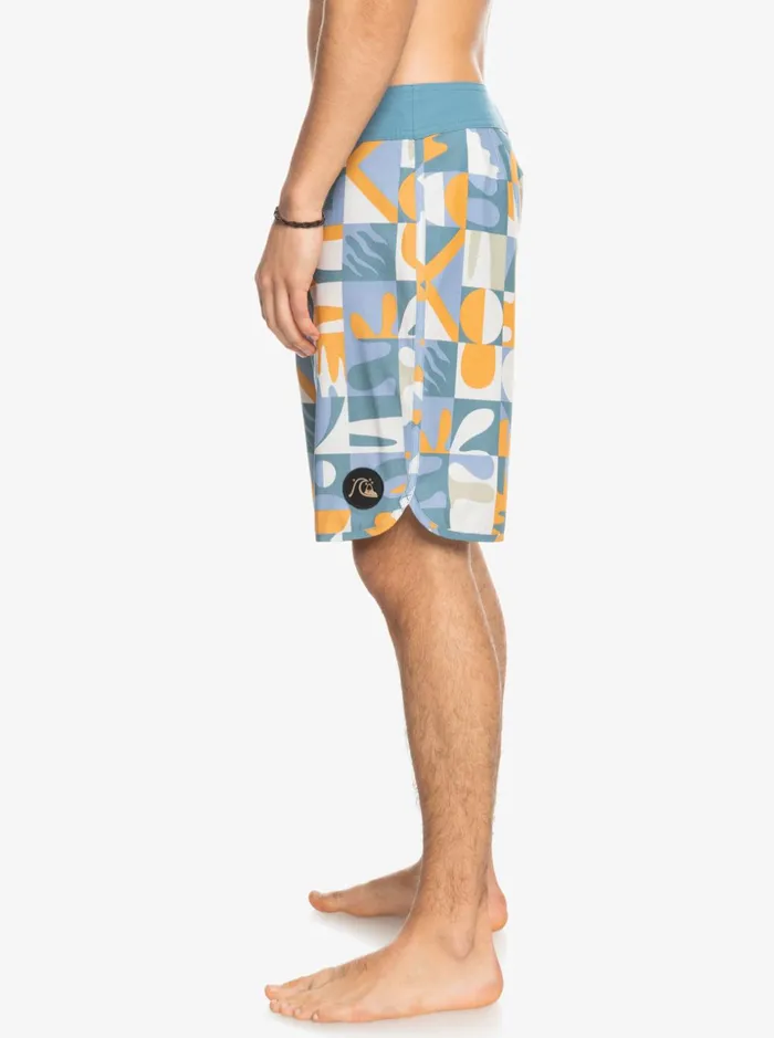 Men Quiksilver Boardshorts HEMPSTRETCH Scallop 19034 Boardshorts Ashley Blue Men Quiksilver Boardshorts HEMPSTRETCH Scallop 19034 Boardshorts Ashley Blue