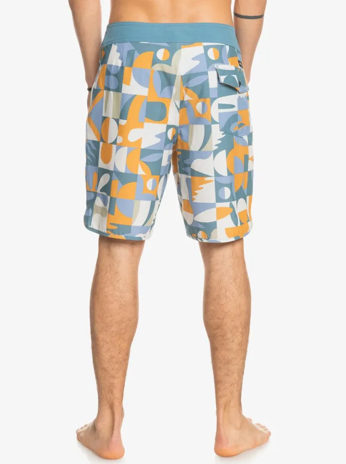 Men Quiksilver Boardshorts HEMPSTRETCH Scallop 19034 Boardshorts Ashley Blue Men Quiksilver Boardshorts HEMPSTRETCH Scallop 19034 Boardshorts Ashley Blue