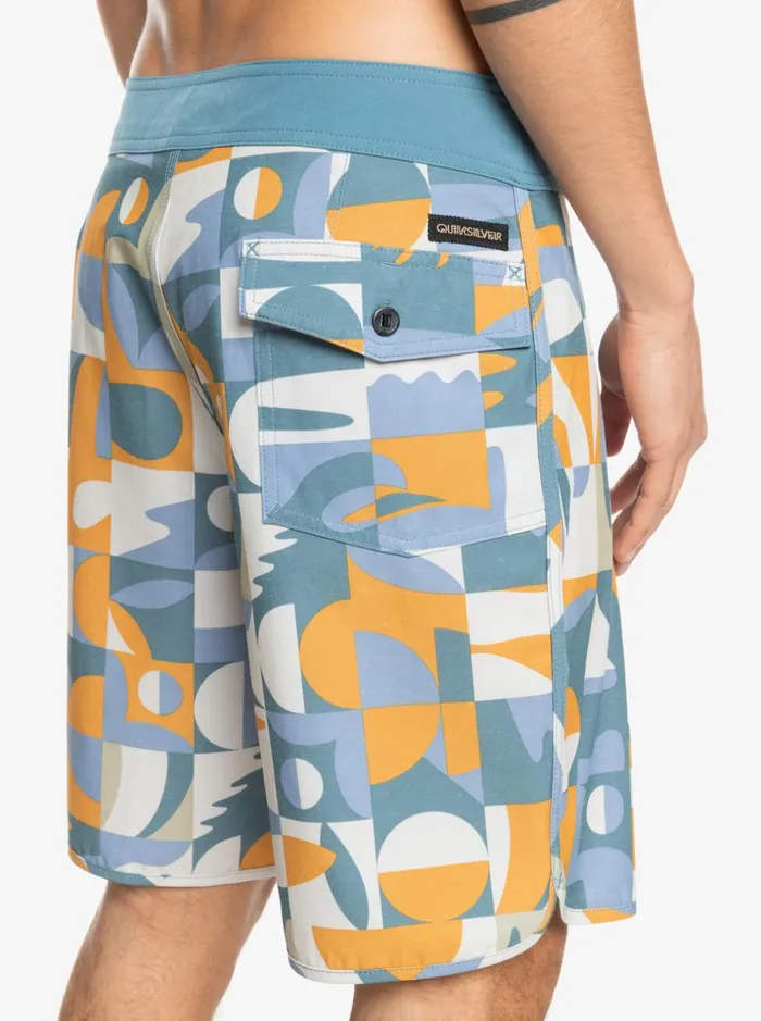 Men Quiksilver Boardshorts HEMPSTRETCH Scallop 19034 Boardshorts Ashley Blue Men Quiksilver Boardshorts HEMPSTRETCH Scallop 19034 Boardshorts Ashley Blue