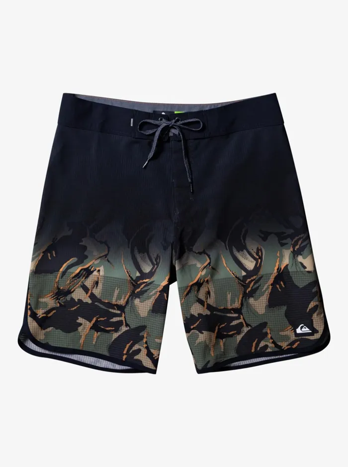 Men Quiksilver Boardshorts Highlite Scallop 19034 Boardshorts Four Leaf Clover