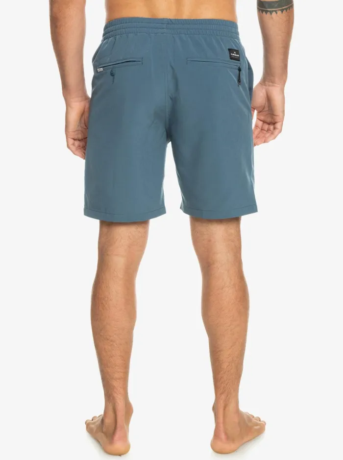 Men Quiksilver Boardshorts Ocean Elastic Waist 18034 Amphibian Shorts Bering Sea Men Quiksilver Boardshorts Ocean Elastic Waist 18034 Amphibian Shorts Bering Sea