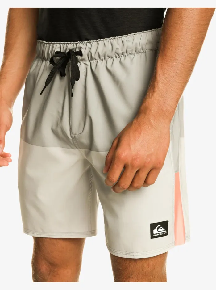 Men Quiksilver Boardshorts Omni Stretch 17034 Training Shorts Grey Violet Men Quiksilver Boardshorts Omni Stretch 17034 Training Shorts Grey Violet