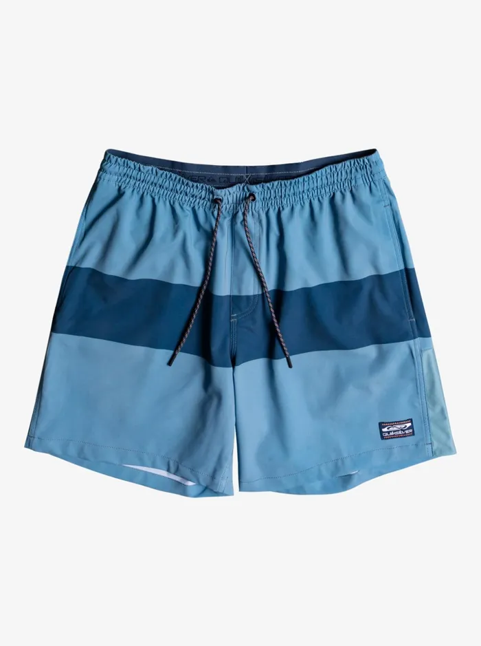 Men Quiksilver Boardshorts Omni Training 17034 Stretch Shorts Provincial Blue