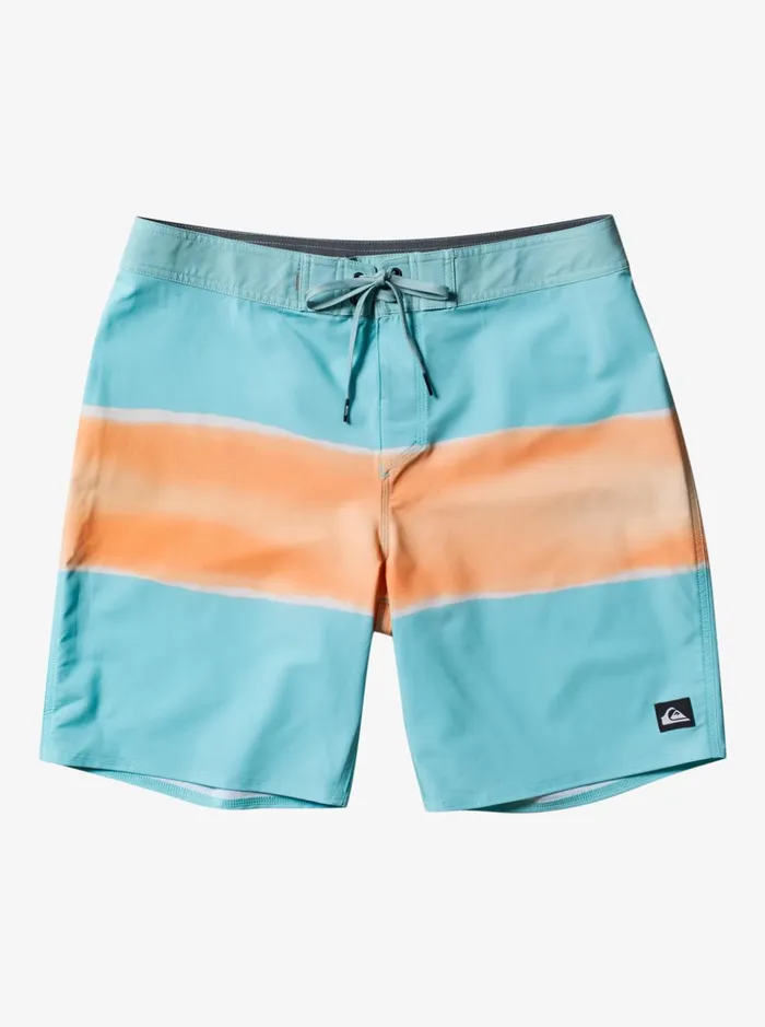 Men Quiksilver Boardshorts Surfsilk Air Brush 19034 Boardshorts Angel Blue