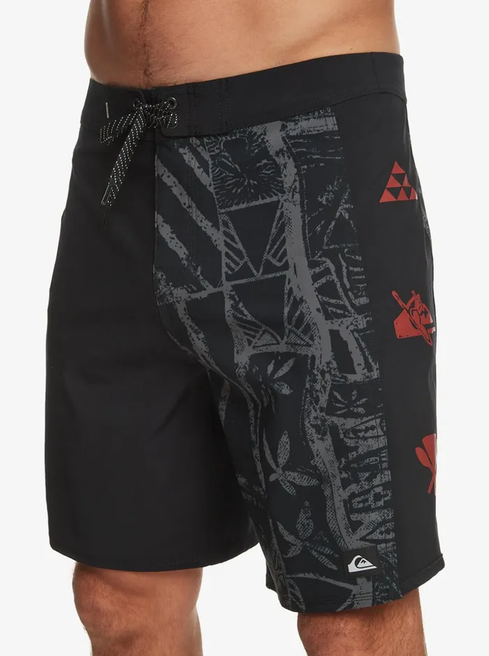 Men Quiksilver Boardshorts Surfsilk Arch Hawaii 19034 Boardshorts Black Men Quiksilver Boardshorts Surfsilk Arch Hawaii 19034 Boardshorts Black
