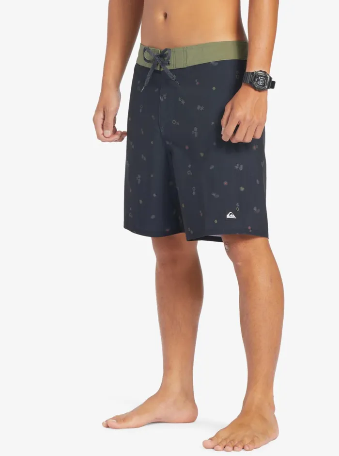 Men Quiksilver Boardshorts Surfsilk QS 69 18034 Boardshorts Black Men Quiksilver Boardshorts Surfsilk QS 69 18034 Boardshorts Black