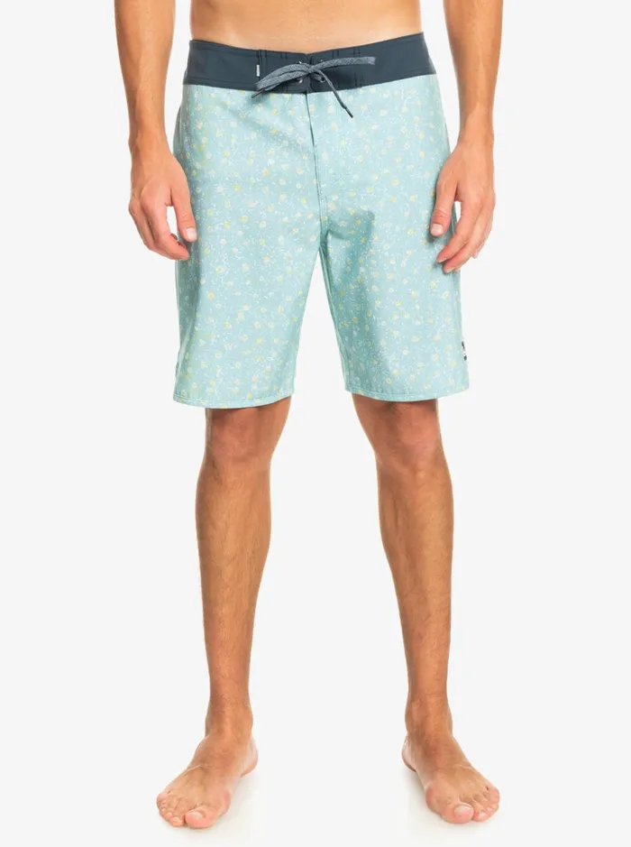 Men Quiksilver Boardshorts Surfsilk Scallop 19034 Boardshorts Sky Blue Men Quiksilver Boardshorts Surfsilk Scallop 19034 Boardshorts Sky Blue