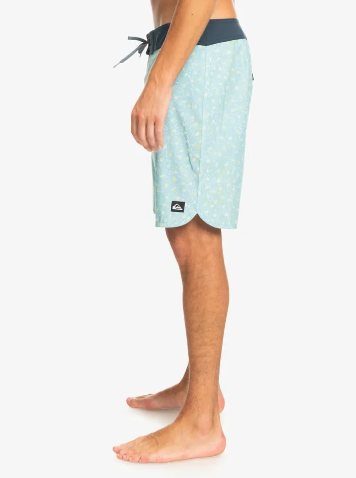 Men Quiksilver Boardshorts Surfsilk Scallop 19034 Boardshorts Sky Blue Men Quiksilver Boardshorts Surfsilk Scallop 19034 Boardshorts Sky Blue