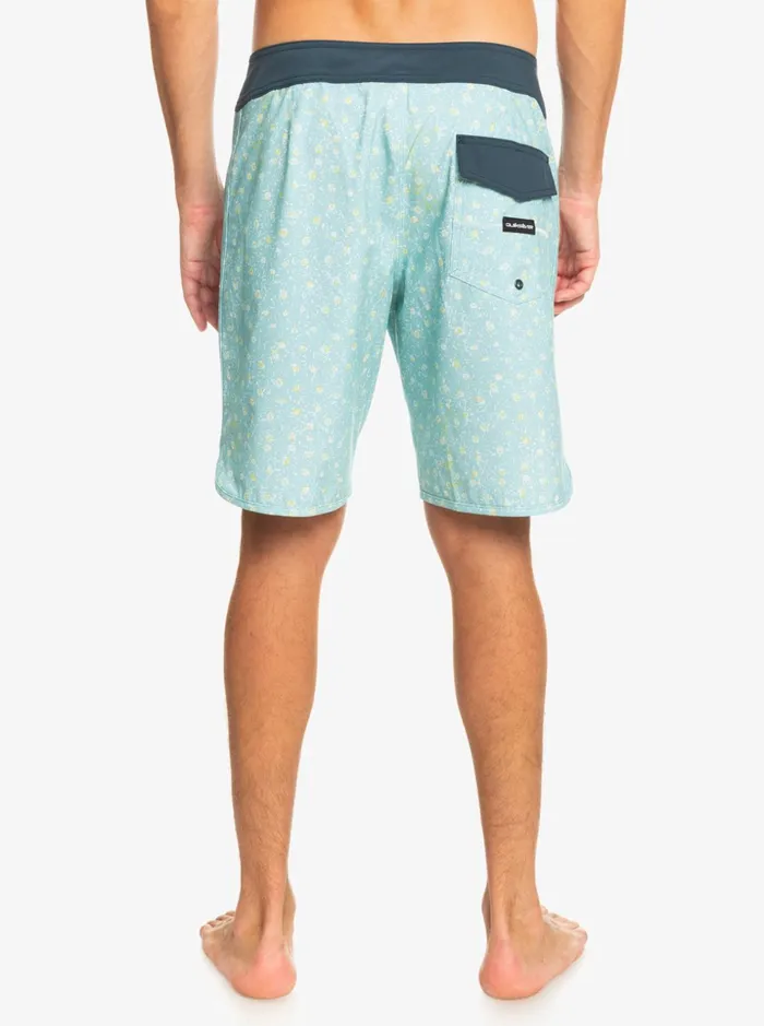 Men Quiksilver Boardshorts Surfsilk Scallop 19034 Boardshorts Sky Blue Men Quiksilver Boardshorts Surfsilk Scallop 19034 Boardshorts Sky Blue