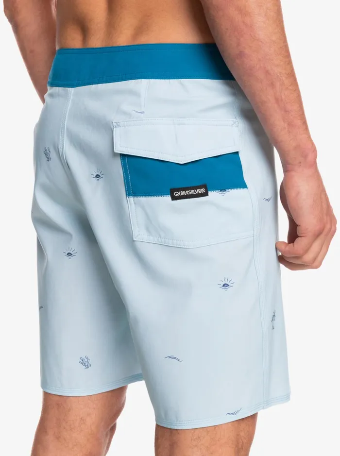 Men Quiksilver Boardshorts Surfsilk Spaced Out 19034 Boardshorts Blue Grey Men Quiksilver Boardshorts Surfsilk Spaced Out 19034 Boardshorts Blue Grey