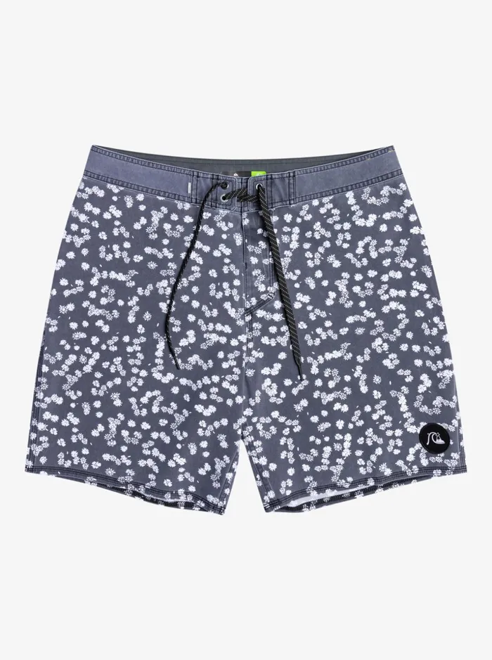 Men Quiksilver Boardshorts SurfSilk Washed 18034 Boardshorts Black