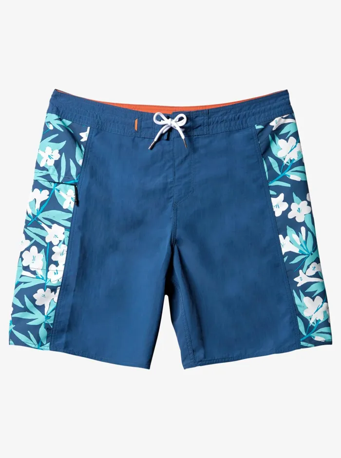 Men Quiksilver Boardshorts Waterman Cliffside Solid 19034 Boardshorts Ensign Blue