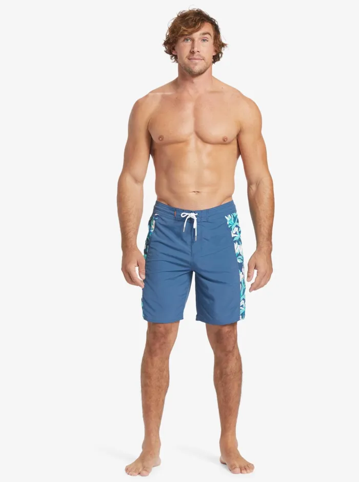 Men Quiksilver Boardshorts Waterman Cliffside Solid 19034 Boardshorts Ensign Blue Men Quiksilver Boardshorts Waterman Cliffside Solid 19034 Boardshorts Ensign Blue