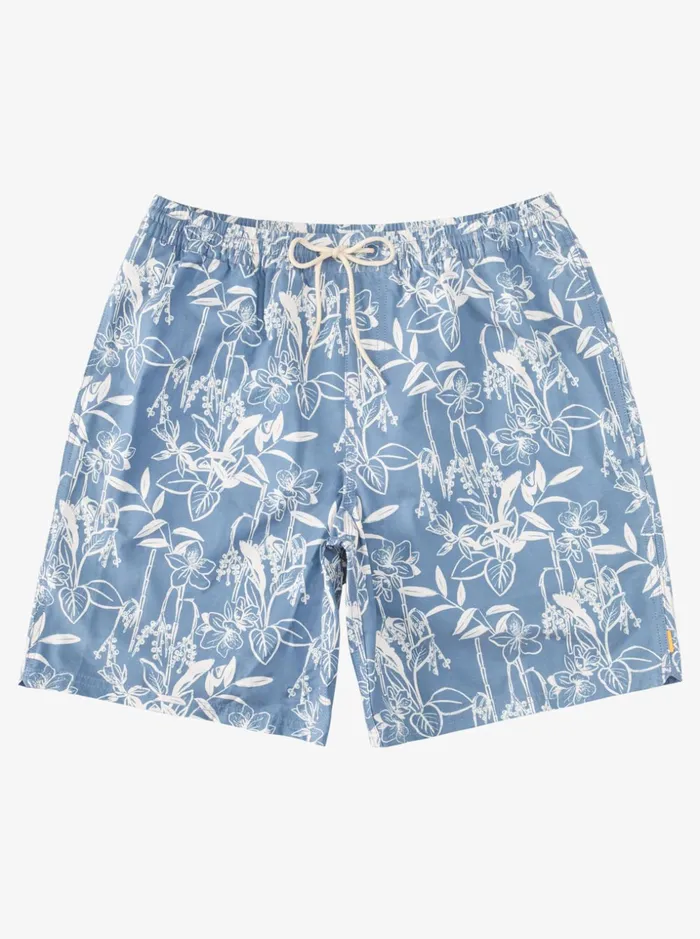 Men Quiksilver Boardshorts Waterman Loose Ways 17034 Volleys Ensign Blue Loose Ways Vy