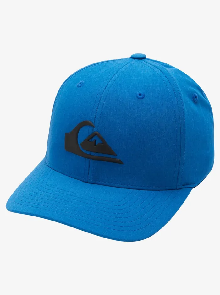 Men Quiksilver Hats Amped Up Flexifit Hat Snorkel Blue Heather