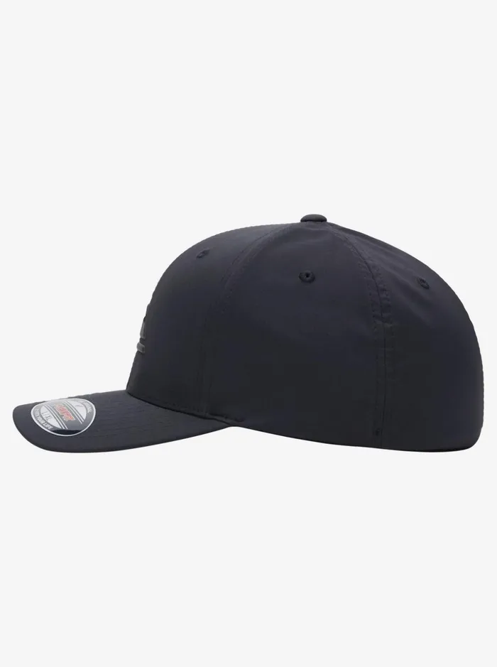 Men Quiksilver Hats Amped Up Flexifit Hat True Black Men Quiksilver Hats Amped Up Flexifit Hat True Black