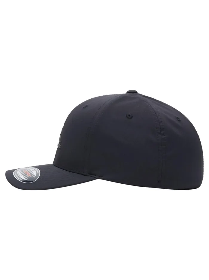 Men Quiksilver Hats Amped Up Flexifit Hat True Black Men Quiksilver Hats Amped Up Flexifit Hat True Black