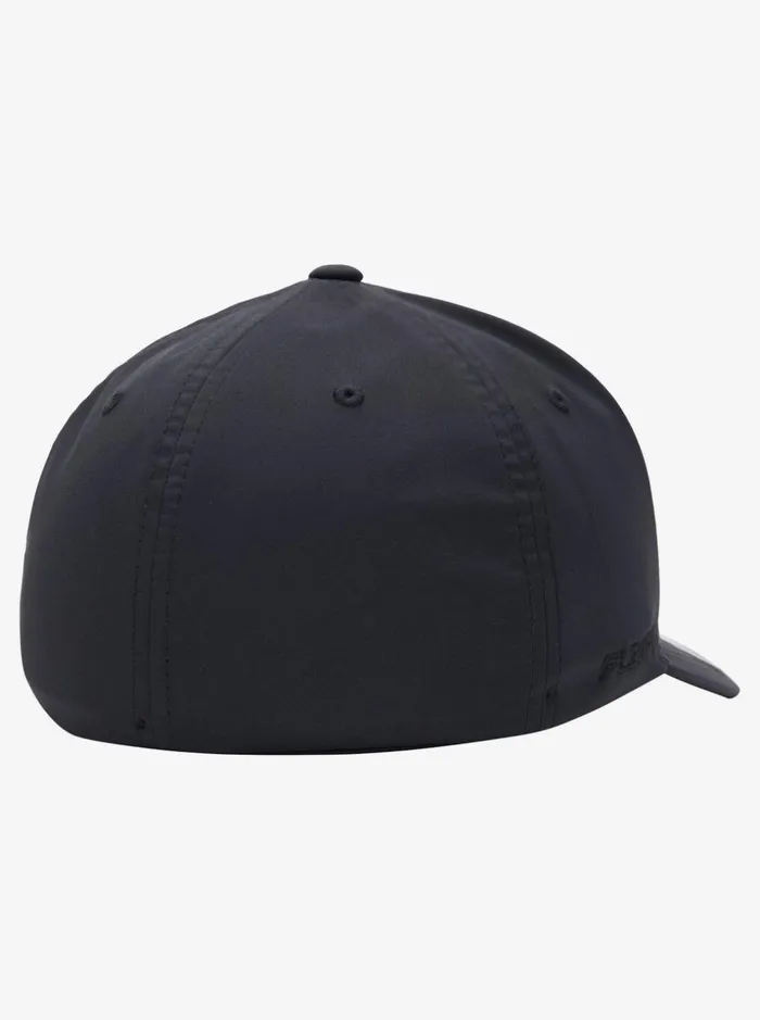 Men Quiksilver Hats Amped Up Flexifit Hat True Black Men Quiksilver Hats Amped Up Flexifit Hat True Black
