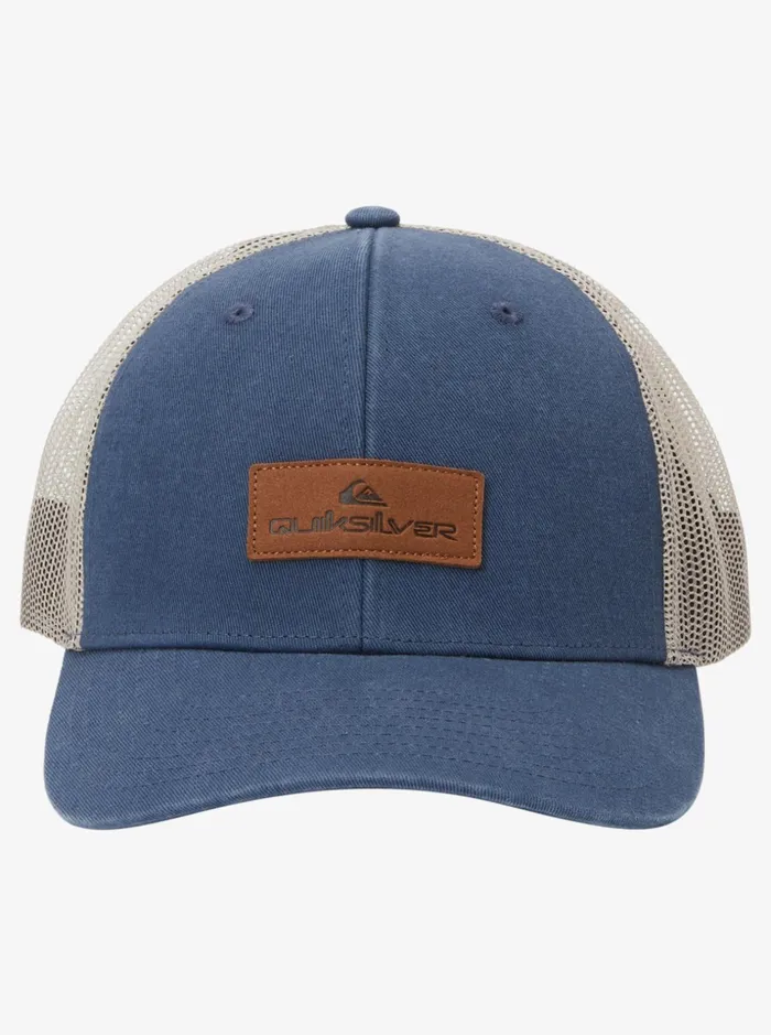 Men Quiksilver Hats Down The Hatch Trucker Hat Midnight Navy Men Quiksilver Hats Down The Hatch Trucker Hat Midnight Navy
