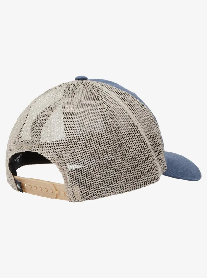 Men Quiksilver Hats Down The Hatch Trucker Hat Midnight Navy Men Quiksilver Hats Down The Hatch Trucker Hat Midnight Navy