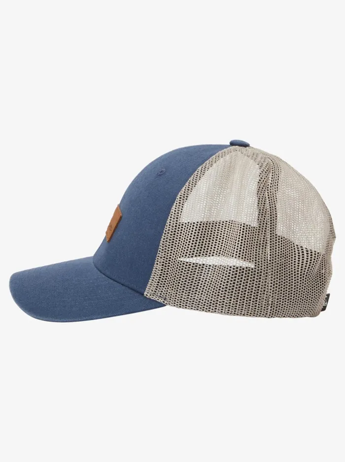 Men Quiksilver Hats Down The Hatch Trucker Hat Midnight Navy Men Quiksilver Hats Down The Hatch Trucker Hat Midnight Navy