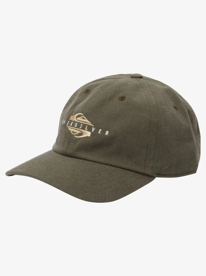 Men Quiksilver Hats Waxed Off Baseball Hat Chocolate Chip