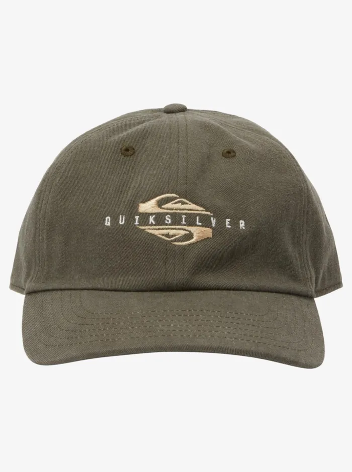 Men Quiksilver Hats Waxed Off Baseball Hat Chocolate Chip Men Quiksilver Hats Waxed Off Baseball Hat Chocolate Chip