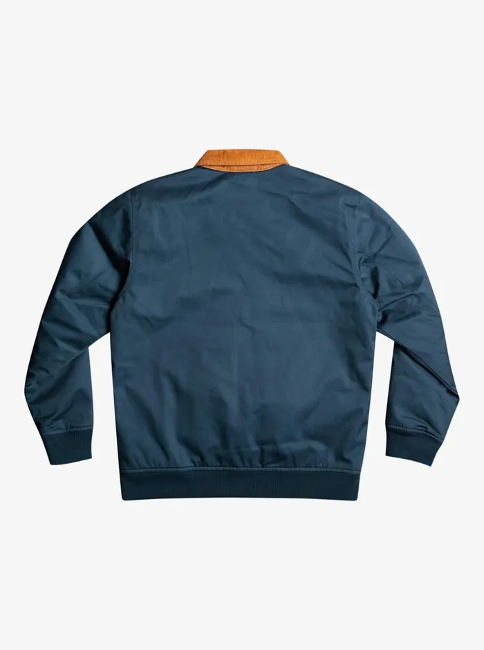 Men Quiksilver Jackets Concave Harrington Jacket Insignia Blue Men Quiksilver Jackets Concave Harrington Jacket Insignia Blue