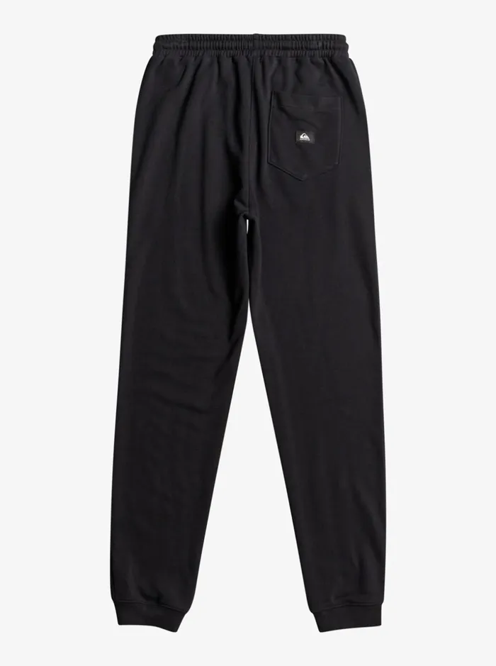 Men Quiksilver Pants Essentials Joggers Black Men Quiksilver Pants Essentials Joggers Black