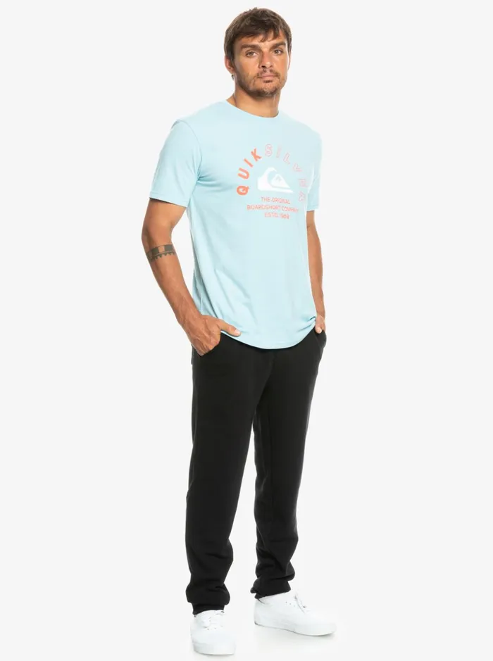 Men Quiksilver Pants Essentials Joggers Black Men Quiksilver Pants Essentials Joggers Black