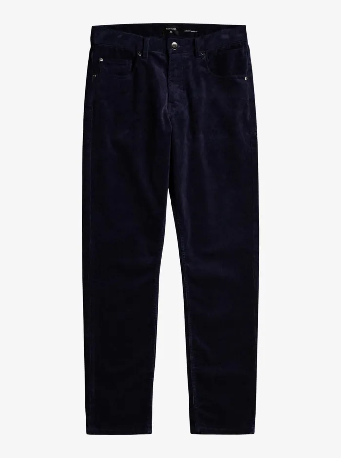 Men Quiksilver Pants Kracker Cord Corduroy Pants Navy Blazer