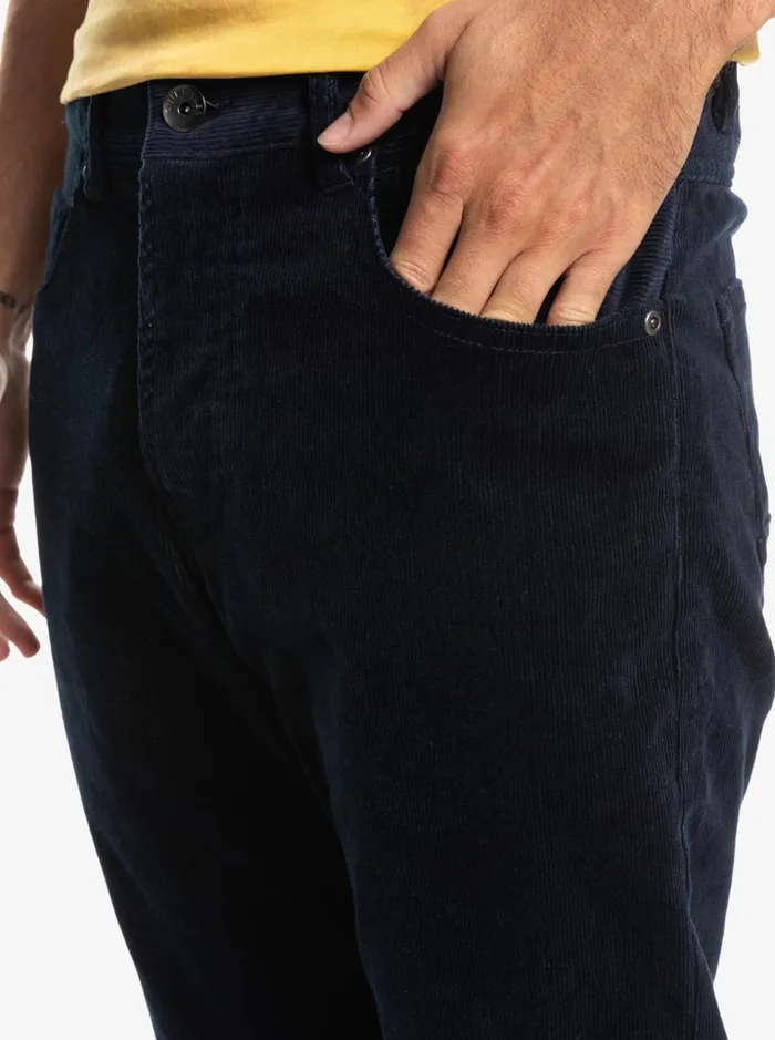 Men Quiksilver Pants Kracker Cord Corduroy Pants Navy Blazer Men Quiksilver Pants Kracker Cord Corduroy Pants Navy Blazer