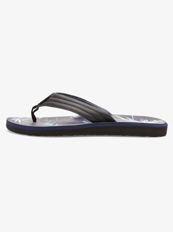 Men Quiksilver Sandals Carver Print Sandals Blue 6 Men Quiksilver Sandals Carver Print Sandals Blue 6