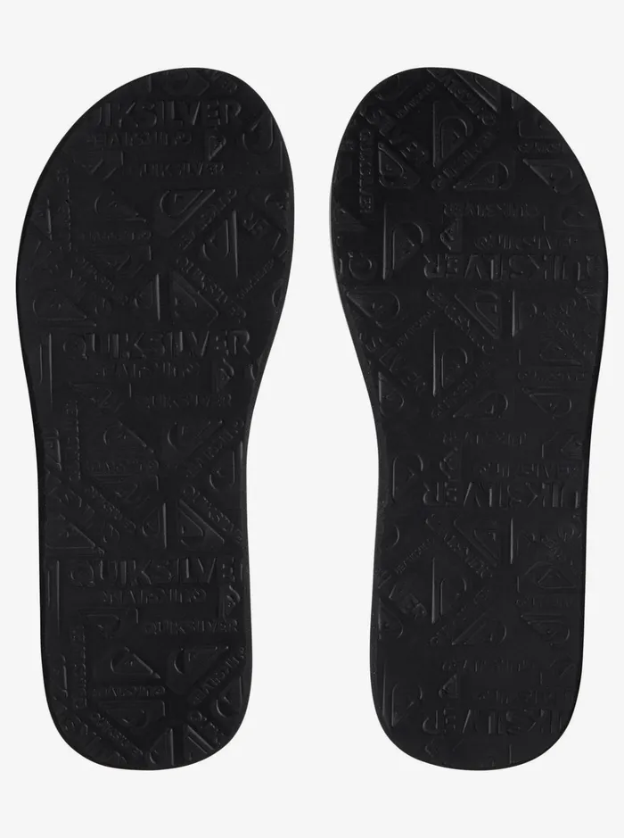 Men Quiksilver Sandals Carver Squish Sandals Blackgreyblack Men Quiksilver Sandals Carver Squish Sandals Blackgreyblack